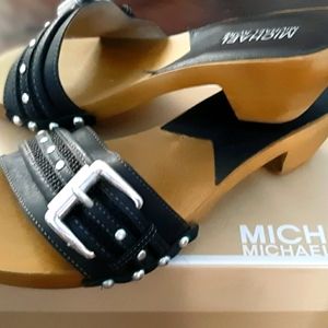 Michael Kors Wood Slides